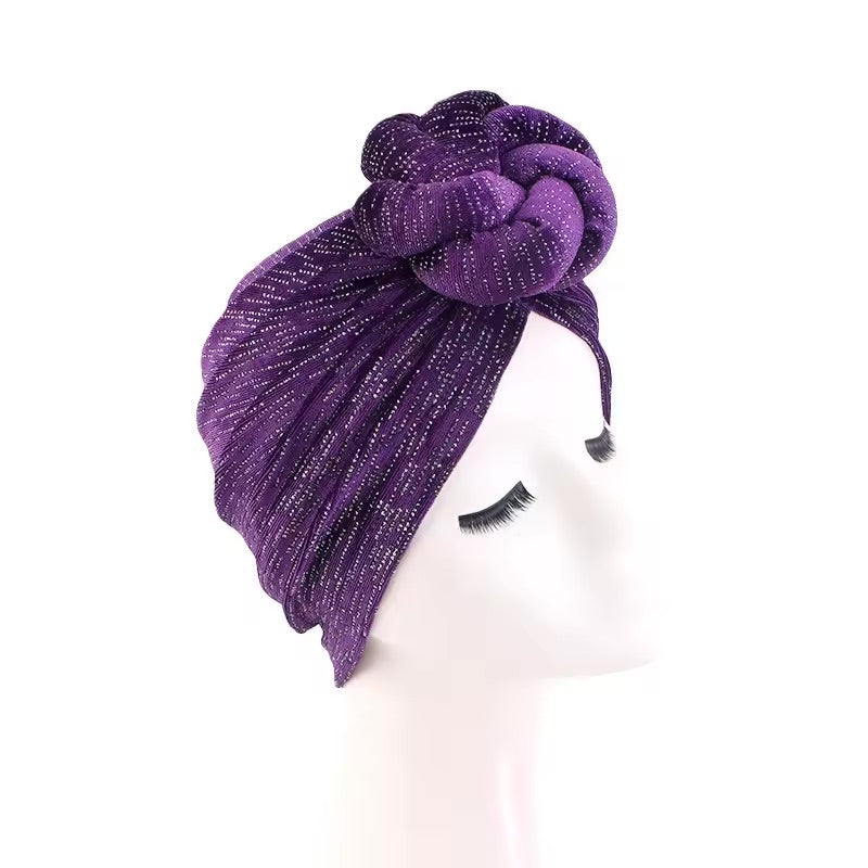 Velvet Vogue Pre-Knotted Turban
